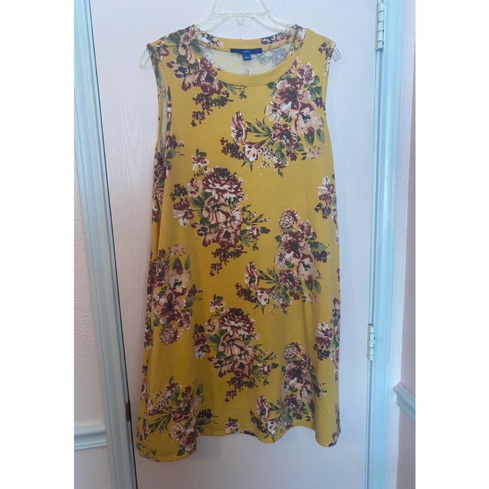 Yellow flower dress